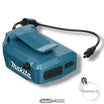 Makita USB adapter LXT (14.4V/18V) – akkumulátor, mint külső akkumulátor | 2x 2.1A töltőport | ADP05