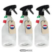 Spray flakon 750 ml átlátszó 3 db-os készletben