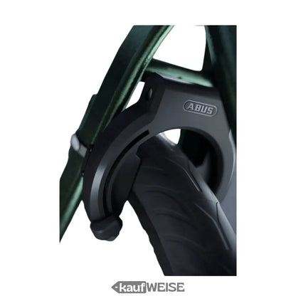 Schwarzes Fahrradschloss mit integriertem Reifen, ABUS Granit XPlus 6950M Ringschloss