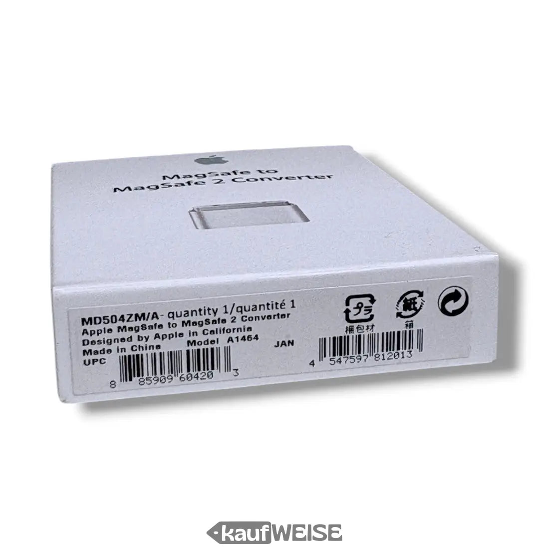 Original Apple MagSafe zu MagSafe 2 Konverter in Verpackung, Adapter A1464, NEU