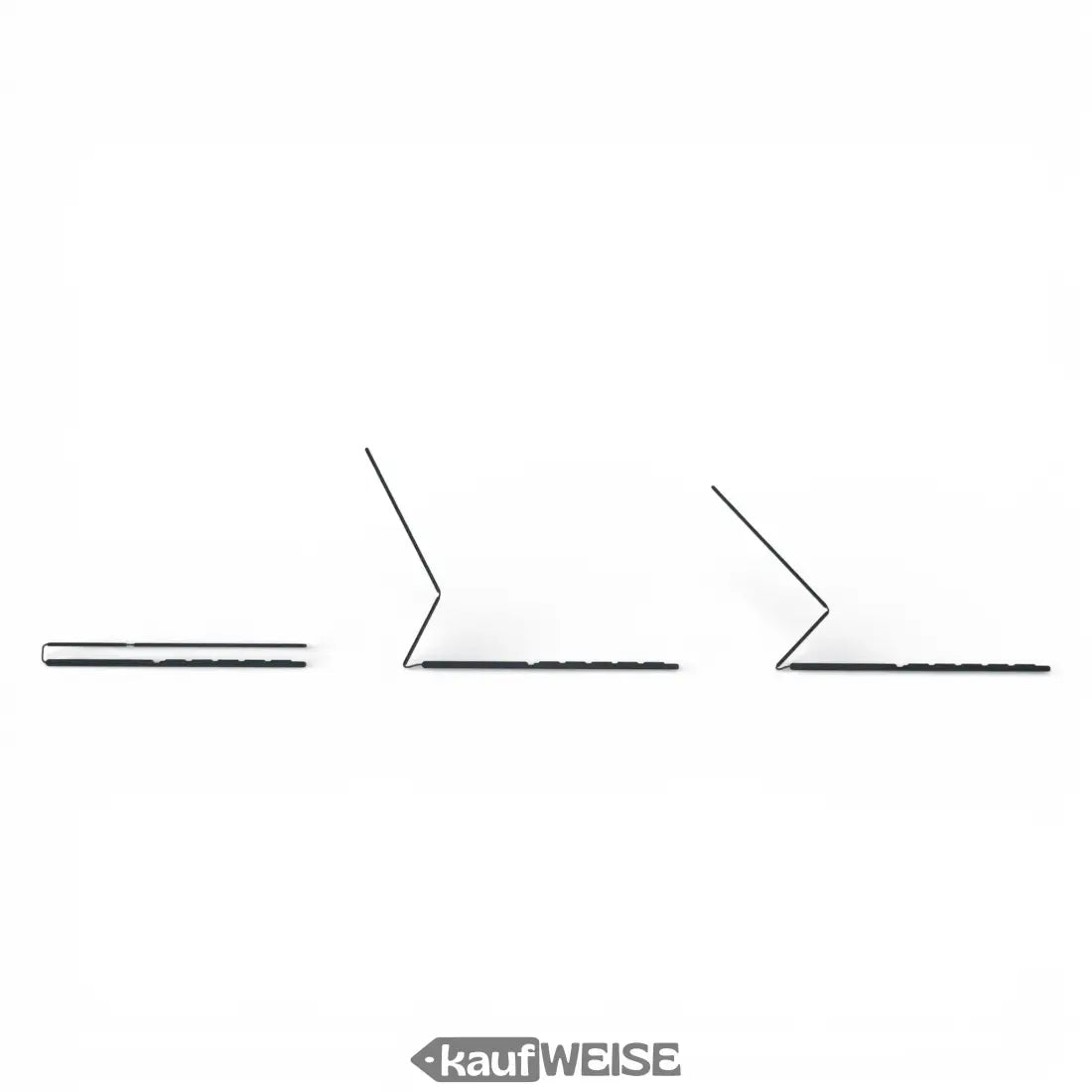 Schwarze Metall-Hairpins mit schlankem, minimalistischen Design