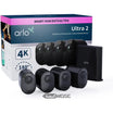 Arlo Ultra 2 4K biztonsági rendszer 4 kamerával (fekete)
