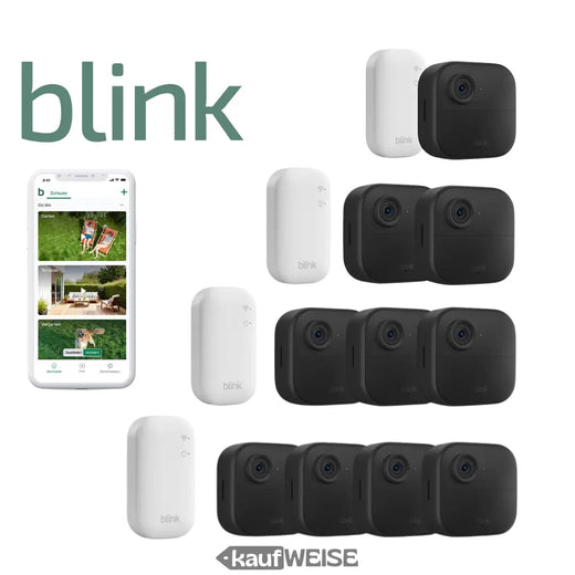 Blink Outdoor 4 térfigyelő kamera készlet | 1-4 kamera közül választhat | beleértve a szinkronmodult is