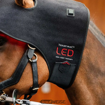 Horseware LED Poll Cap Genickschoner mit Rotlichttherapie, kabellos und akkubetrieben