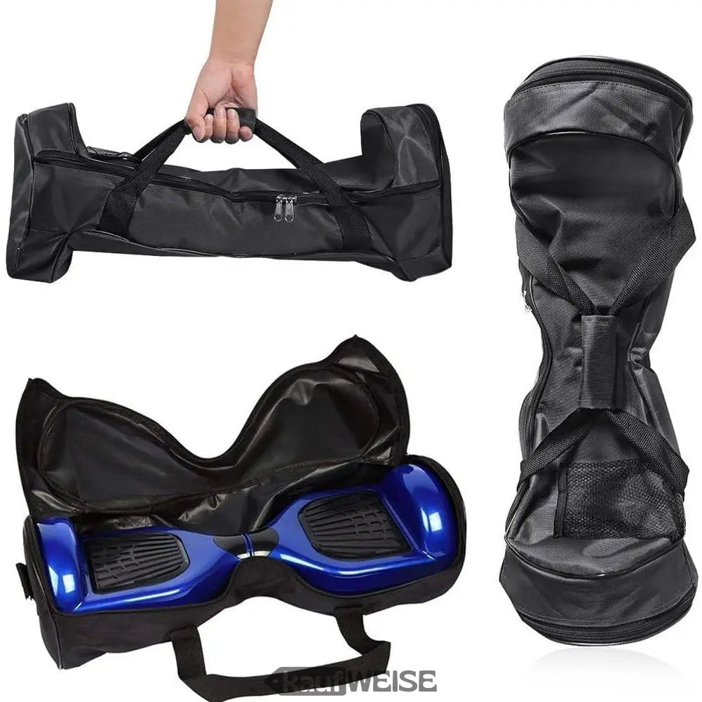 Schwarze Hoverboard-Tragetasche 8 Zoll, robust, wasserabweisend, hinten