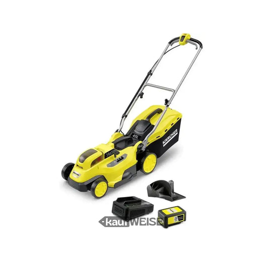 Kärcher LMO 18-36 akkumulátoros fűnyíró (készlet) | 36cm és mulcsozási funkció | Incl. 5,0 Ah akkumulátor és töltő