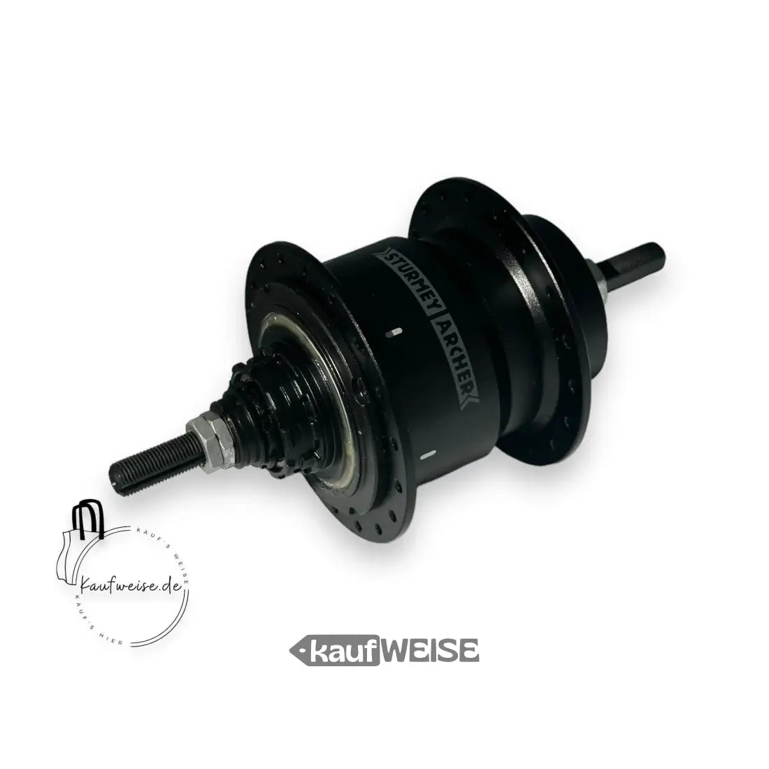 Schwarzer Sturmey Archer Fahrradnaben für Original VanMoof X-RK4 4-Gang Nabenschaltung