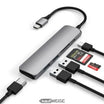 Satechi V2 Slim USB-C többportos adapter | 4K 60Hz HDMI és 60W PD | Space Gray