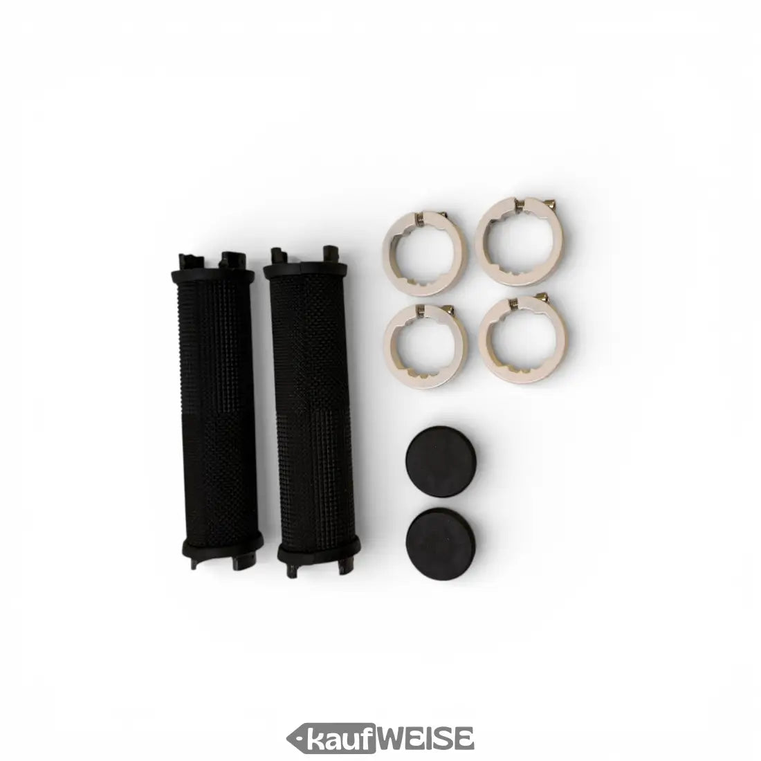 Schwarze Urban Armor Duragrip Griffe mit Lock-On Alu-System, rutschfest