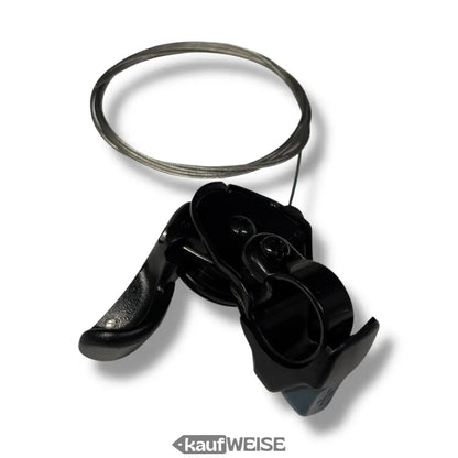 Schwarzer SHIMANO Tourney SL-TX30-7R Daumenschalthebel mit Gitarrenwickler-Schlaufe