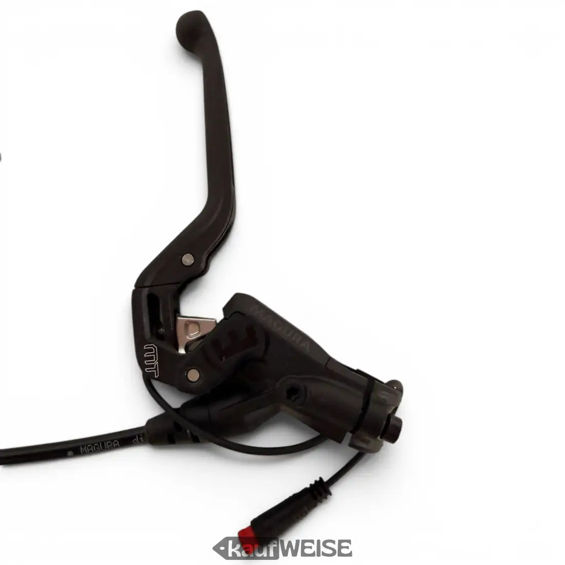 Black carbon fiber super73 magura mt5e e-bike bremshebel mit integriertem schaltmechanismus und rotem kabelende