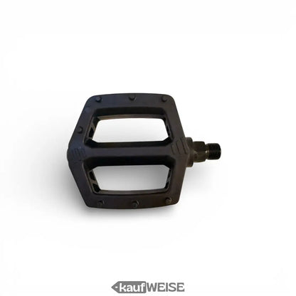 Schwarzes Super73 Polymer-Pedalpaar, hexagonal mit Rutschgriff für Z-, S- & R-Serie