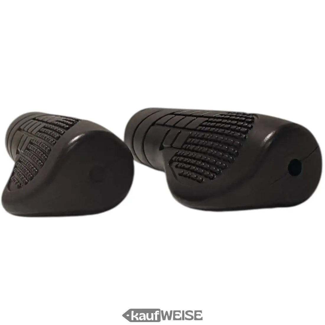 Schwarze Gummi-Griffe Volta GTS One, ergonomisch texturiert mit Handballenauflage