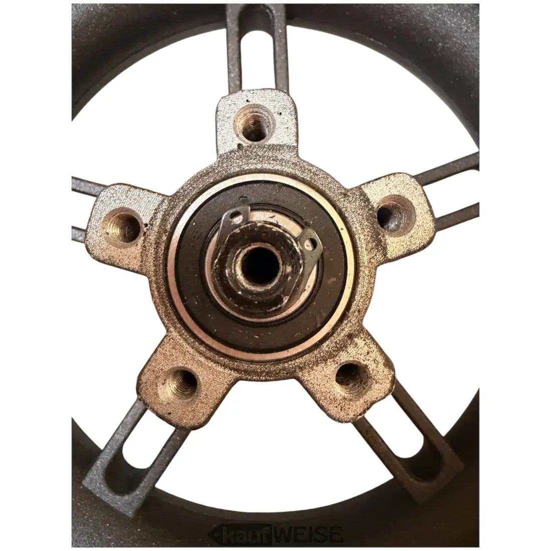 Schwarzes Metall-Hinterrad Xiaomi E-Scooter 8,5 Zoll mit Waben-Honeycomb-Reifen