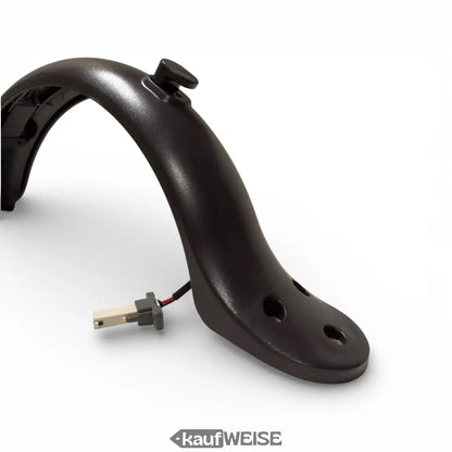 Schwarzes Xiaomi Mi Scooter Schutzblech hinten mit USB-Anschluss
